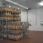Cámara en industria de secado de jamones