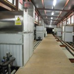 Instalación de climatización industrial para secado de jamones